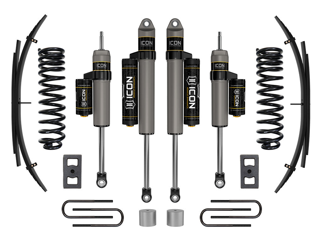 ICON 2023 Ford F-250/F-350 Super Duty 4WD Diesel, 2.5" Lift, Stage 2 Suspension System w/ Expansion Packs K62562L