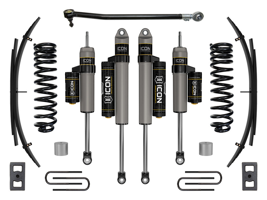 ICON 2023 Ford F-250/F-350 Super Duty 4WD Diesel, 2.5" Lift, Stage 3 Suspension System w/ Expansion Packs K62563L
