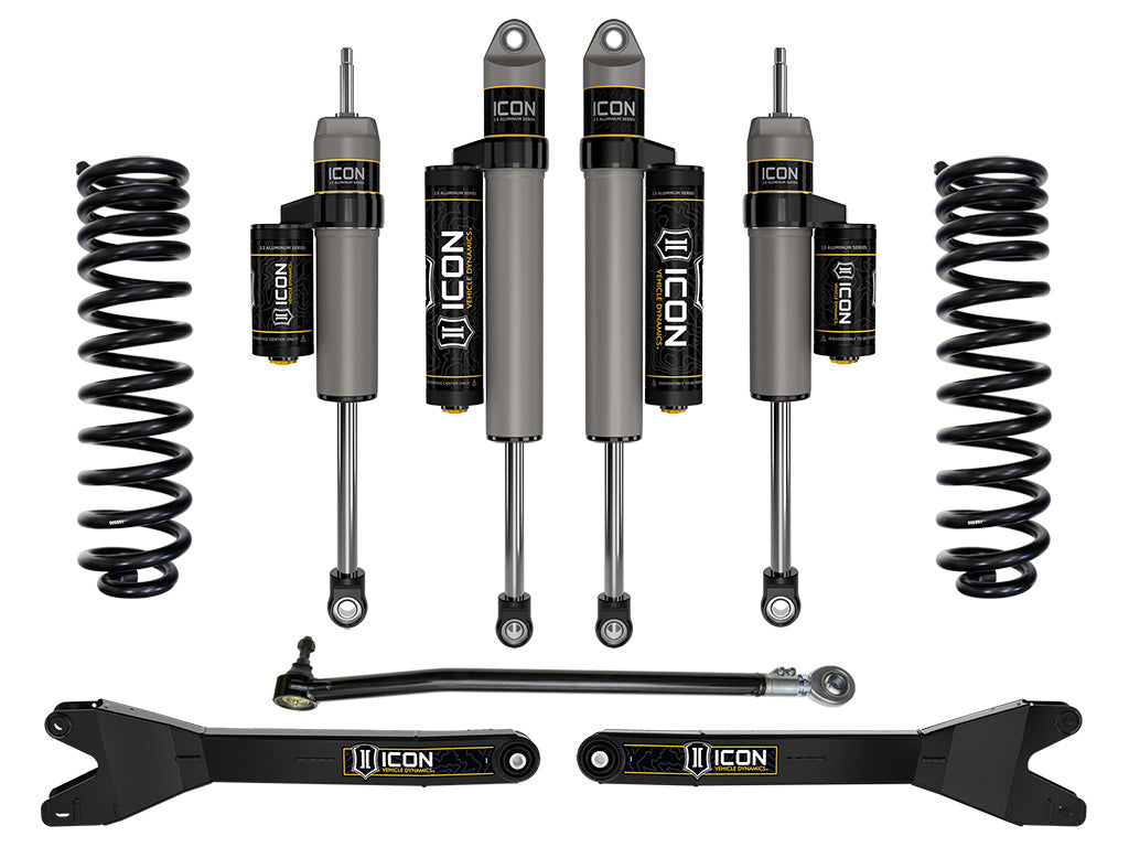 ICON 2023 Ford F-250/F-350 Super Duty 4WD Diesel, 2.5" Lift, Stage 3 Suspension System w/ Radius Arms k62563r