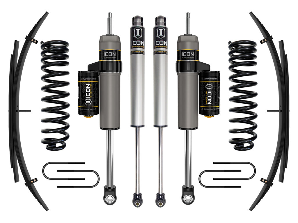 ICON 2008-2010 Ford F-250/F-350 Super Duty 4WD Diesel, 2.5" Lift, Stage 2 Suspension System w/ Expansion Packs K62572
