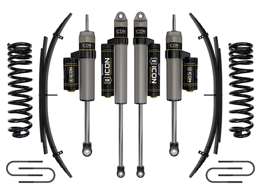 ICON 2008-2010 Ford F-250/F-350 Super Duty 4WD Diesel, 2.5" Lift, Stage 3 Suspension System w/ Expansion Packs K62573