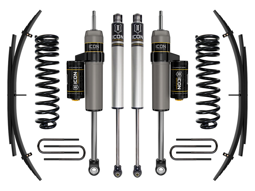 ICON 2011-2016 Ford F-250/F-350 Super Duty 4WD Diesel, 2.5" Lift, Stage 2 Suspension System w/ Expansion Packs K62582