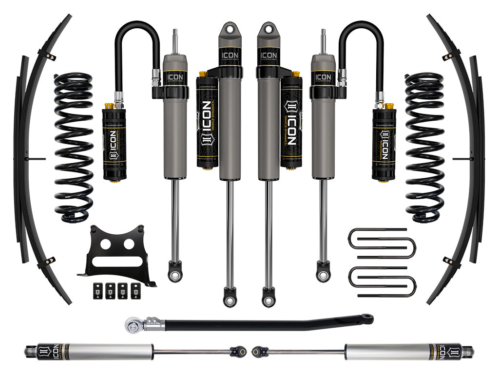 ICON 2011-2016 Ford F-250/F-350 Super Duty 4WD Diesel, 2.5" Lift, Stage 5 Suspension System w/ Expansion Packs K62585