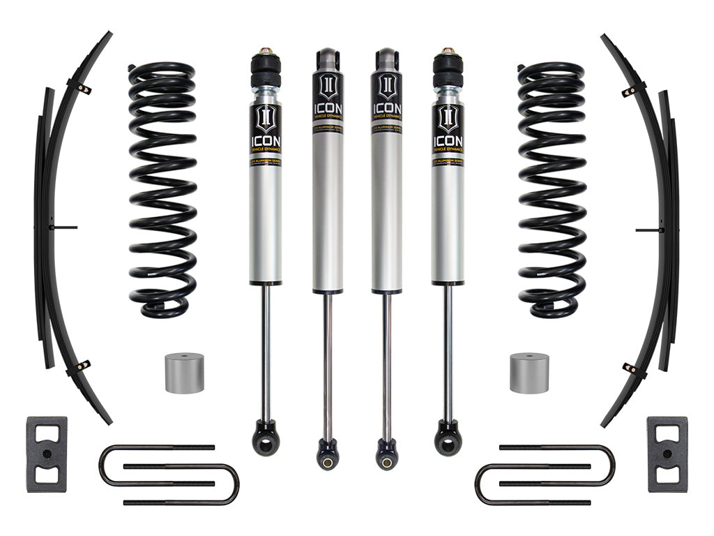 ICON 2023 Ford F-250/F-350 Super Duty 4WD Gas, 2.5" Lift, Stage 1 Suspension System w/ Expansion Packs K62591L