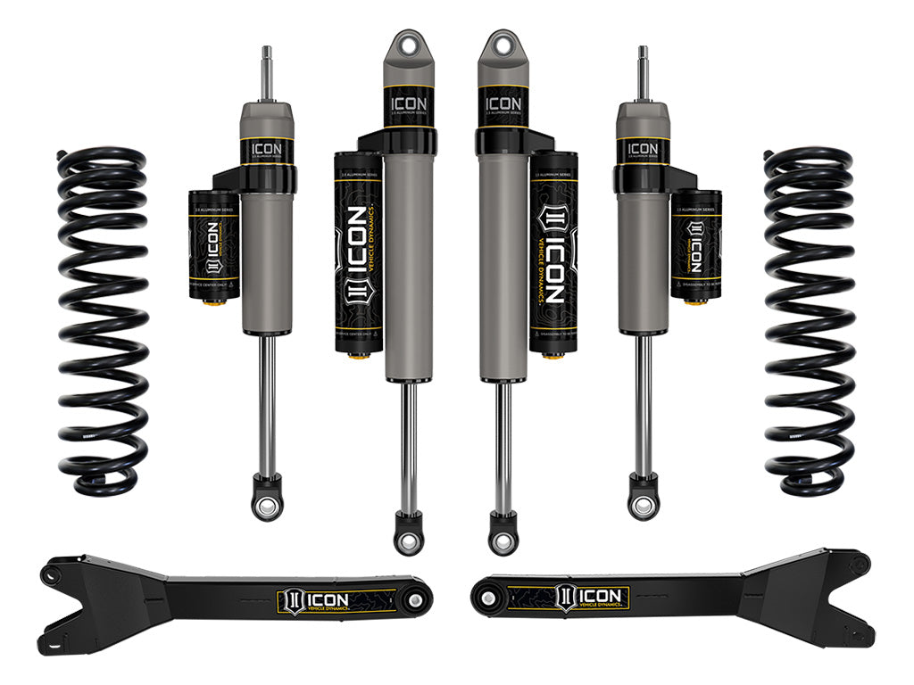 ICON 2023 Ford F-250/F-350 Super Duty 4WD Gas, 2.5" Lift, Stage 2 Suspension System w/ Radius Arms K62592R