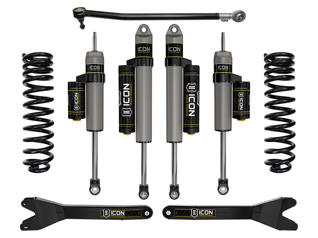 ICON 2023 Ford F-250/F-350 Super Duty 4WD Gas, 2.5" Lift, Stage 3 Suspension System w/ Radius Arms K62593R