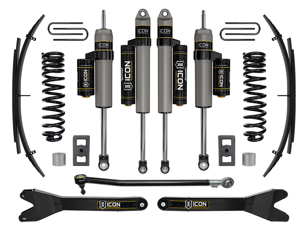 ICON 2023 Ford F-250/F-350 Super Duty 4WD Gas, 2.5" Lift, Stage 3 Suspension System w/ Radius Arms and Expansion Packs K62593RL