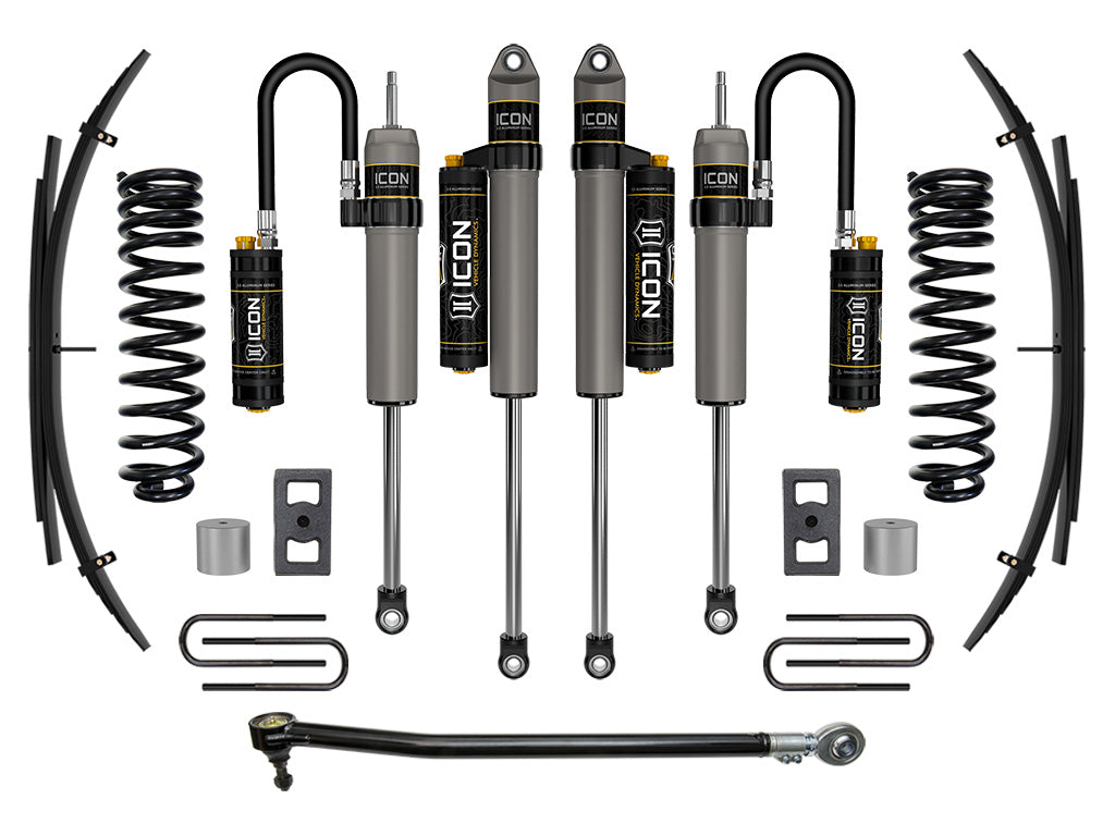 ICON 2023 Ford F-250/F-350 Super Duty 4WD Gas, 2.5" Lift, Stage 4 Suspension System w/ Expansion Packs K62594L