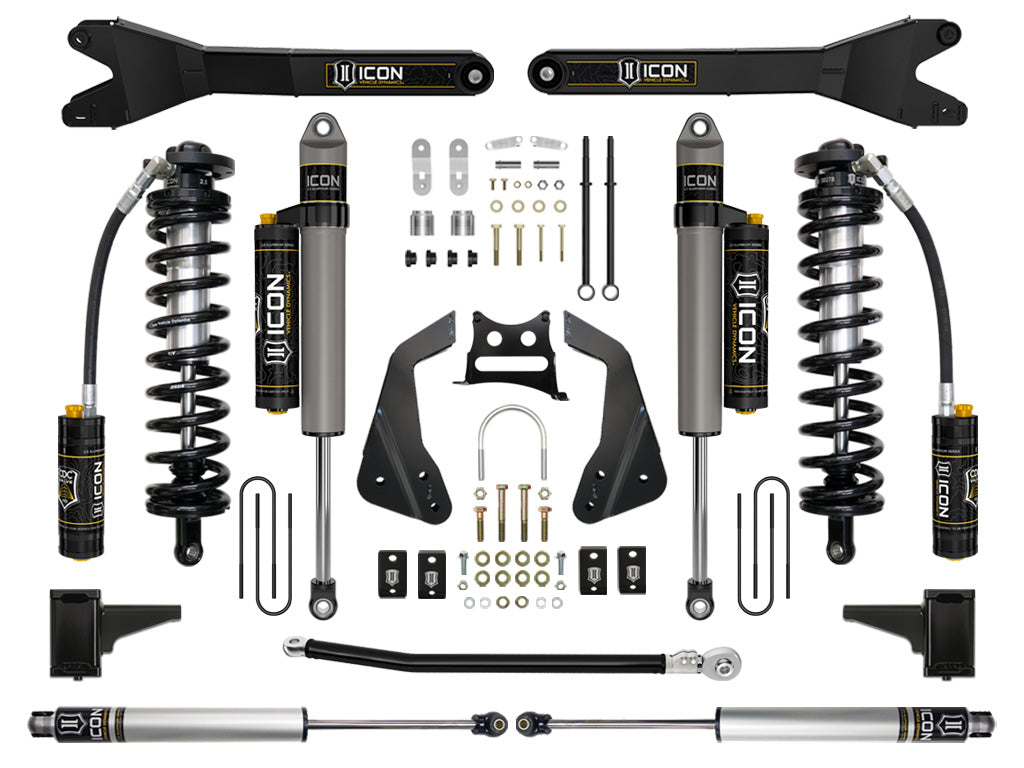 ICON 05-07 FORD F250/F350 4-5.5" STAGE 5 COILOVER CONVERSION SYSTEM W RADIUS ARM K63115R