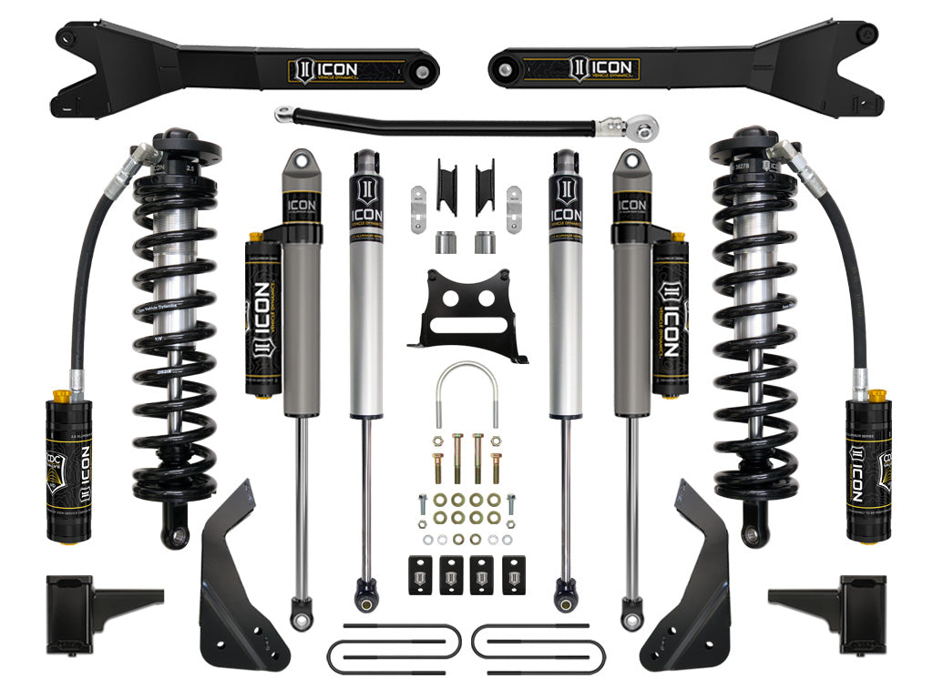 ICON 08-10 FORD F250/F350 4-5.5" STAGE 5 COILOVER CONVERSION SYSTEM W RADIUS ARM K63125R