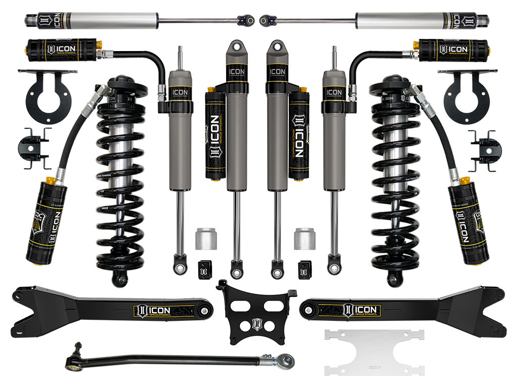 ICON 2023 Ford F-250/F-350 Super Duty 4WD, 2.5-3" Lift, Stage 5 Coilover Conversion System with Radius Arms K63165R