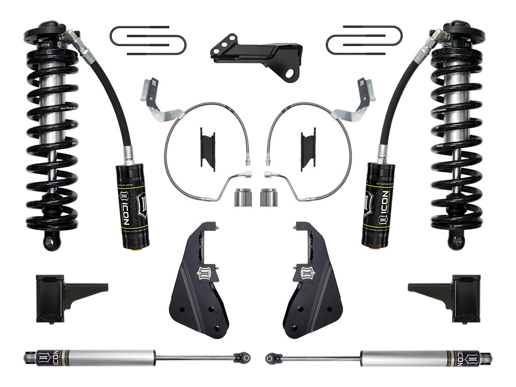 ICON 2023 Ford F-250/F-350 Super Duty 4WD, 4-5.5" Lift, Stage 1 Coilover Conversion System K63171
