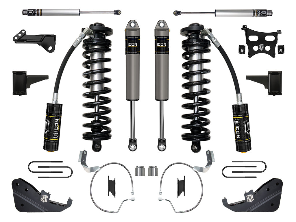 ICON 2023 Ford F-250/F-350 Super Duty 4WD, 4-5.5" Lift, Stage 3 Coilover Conversion System K63173
