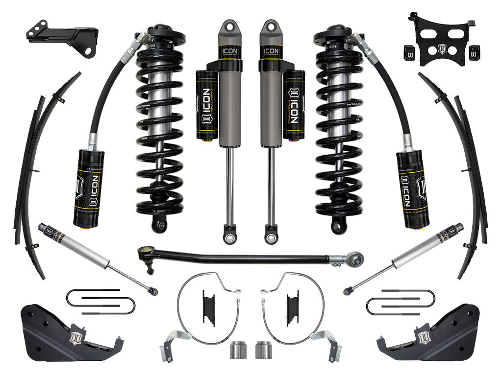 ICON 2023 Ford F-250/F-350 Super Duty 4WD, 4-5.5" Lift, Stage 4 Coilover Conversion System w/ Expansion Packs K63174L