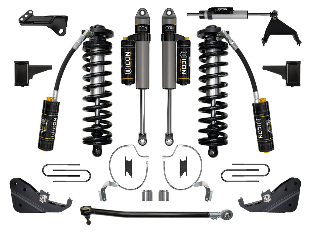 ICON 2023 Ford F-250/F-350 Super Duty 4WD, 4-5.5" Lift, Stage 5 Coilover Conversion System K63175