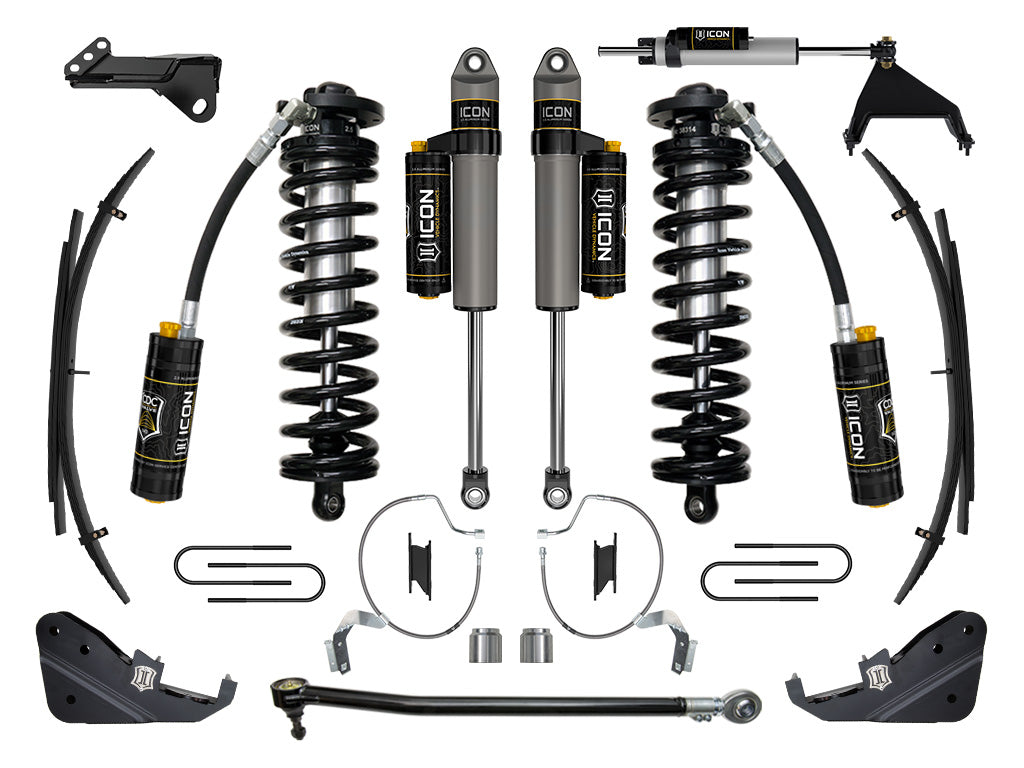 ICON 2023 Ford F-250/F-350 Super Duty 4WD, 4-5.5" Lift, Stage 5 Coilover Conversion System w/ Expansion Packs K63175L