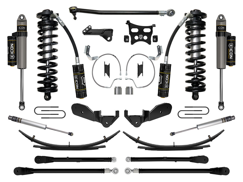 ICON 2023 Ford F-250/F-350 Super Duty 4WD, 4-5.5" Lift, Stage 6 Coilover Conversion System w/ Expansion Packs K63176L