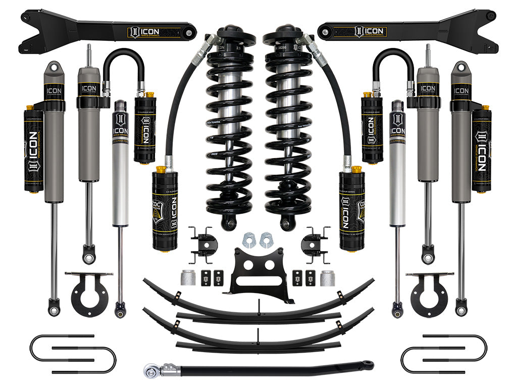 ICON 08-10 Ford F250/F350, 2.5-3" Lift, Stage 6 Coilover System w/ Leaf Springs K63186