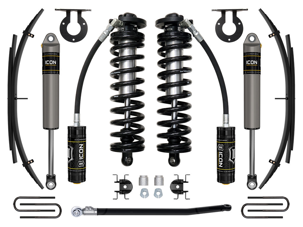ICON 11-16 Ford F250/F350, 2.5-3" Lift, Stage 2 Coilover System w/ Leaf Springs K63192