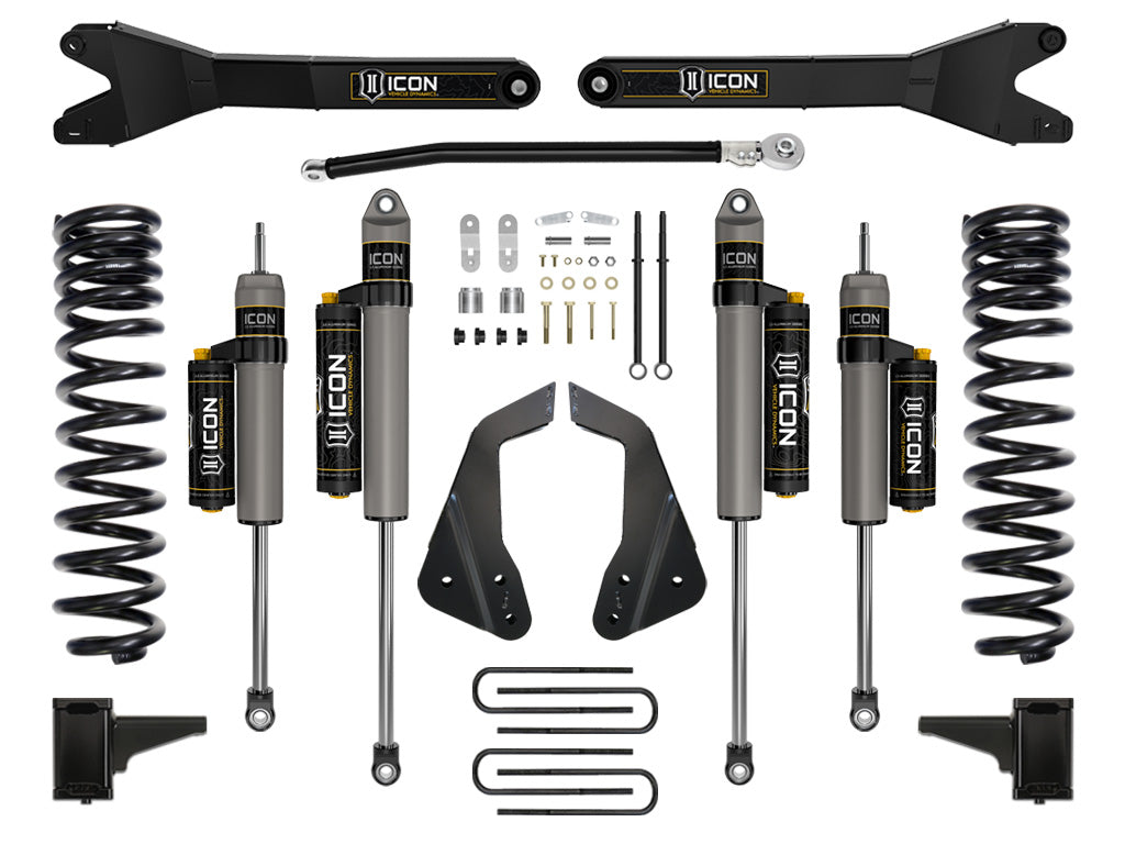 ICON 05-07 FORD F250/F350 4.5" STAGE 4 SUSPENSION SYSTEM W RADIUS ARM K64503R