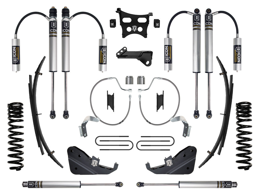 ICON 2023 Ford F-250/F-350 Super Duty 4WD Gas, 4.5" Lift, Stage 2 Suspension System w/ Expansion Packs K64532L