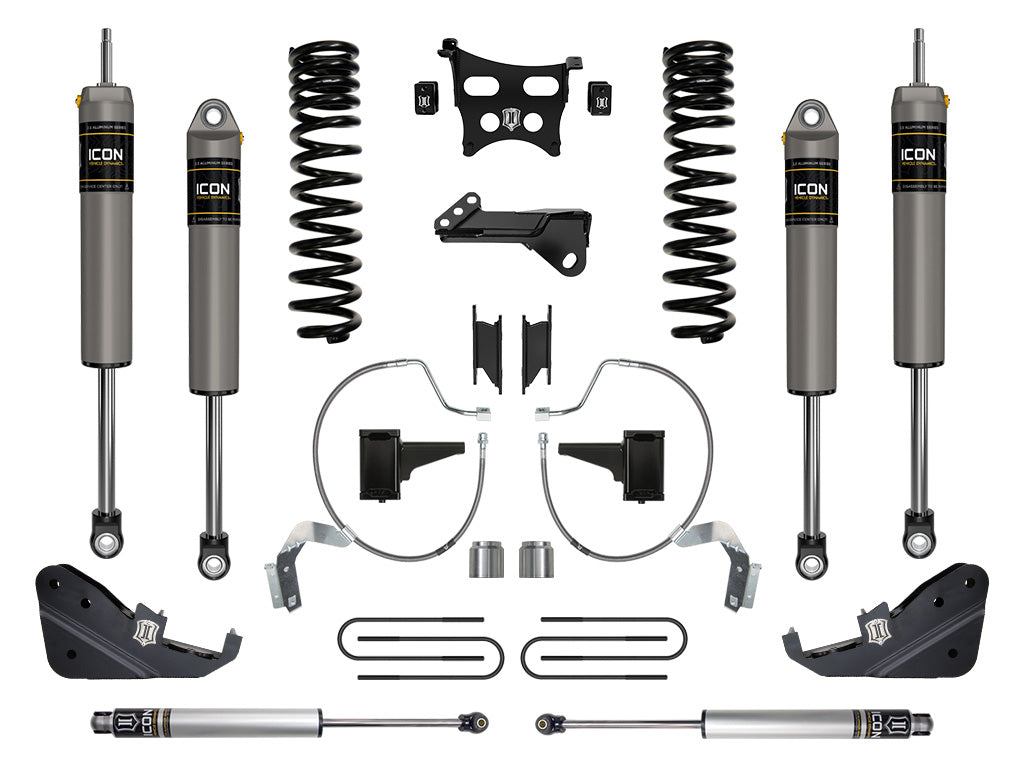 ICON 2023 Ford F-250/F-350 Super Duty 4WD Gas, 4.5" Lift, Stage 3 Suspension System K64533