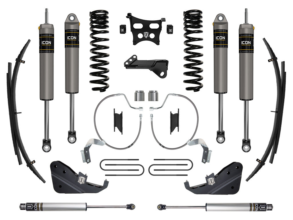ICON 2023 Ford F-250/F-350 Super Duty 4WD Gas, 4.5" Lift, Stage 3 Suspension System w/ Expansion Packs K64533L