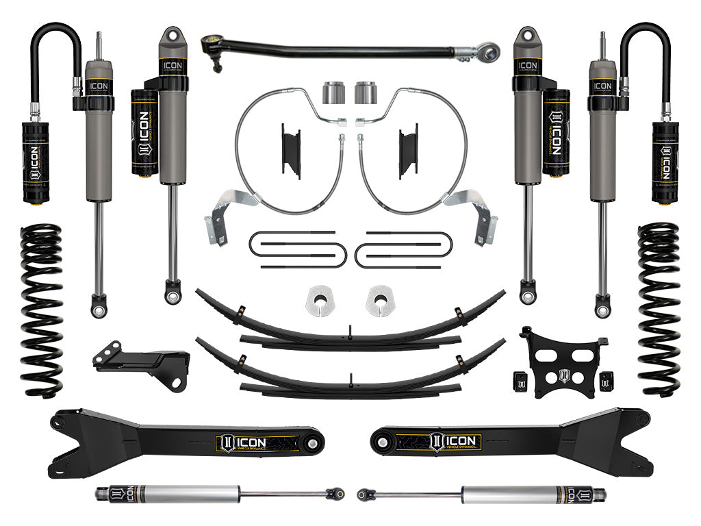 ICON 2023 Ford F-250/F-350 Super Duty 4WD Gas, 4.5" Lift, Stage 4 Suspension System w/ Radius Arms & Expansion Packs K64534RL