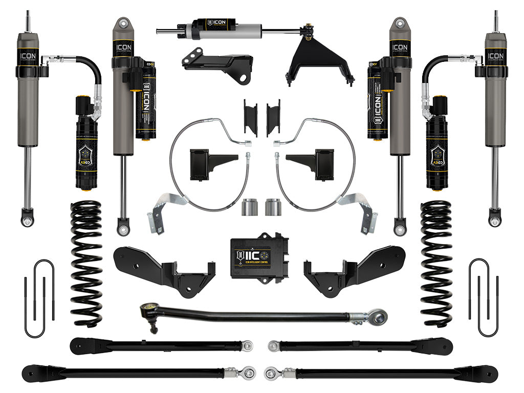ICON 2023 Ford F-250/F-350 Super Duty 4WD Gas, 4.5" Lift, Stage 8 Suspension System K64538