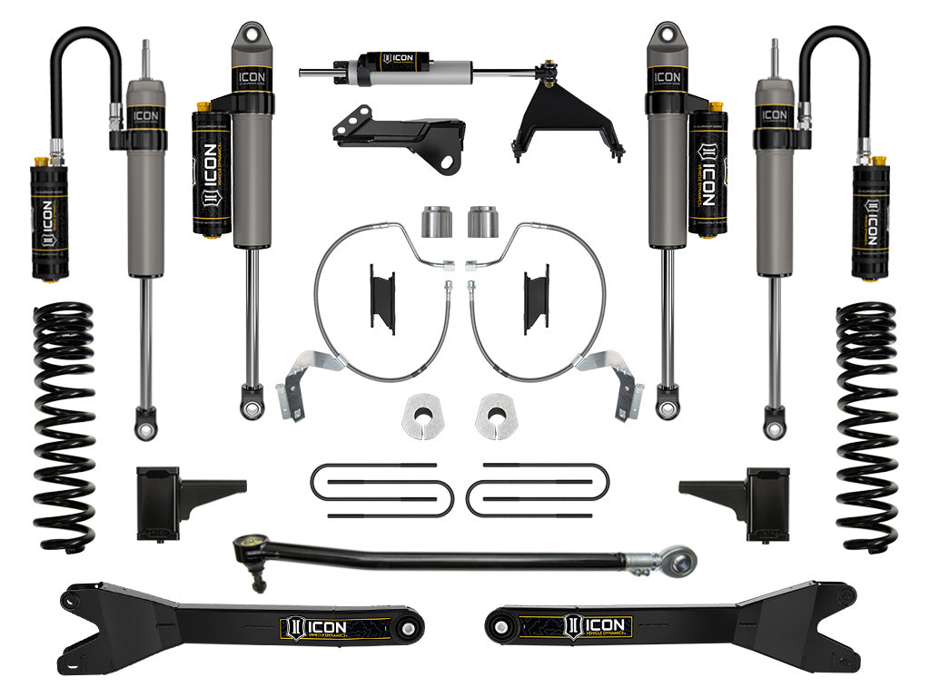 ICON 2023 Ford F-250/F-350 Super Duty 4WD Diesel, 4.5" Lift, Stage 5 Suspension System w/ Radius Arms K64545R