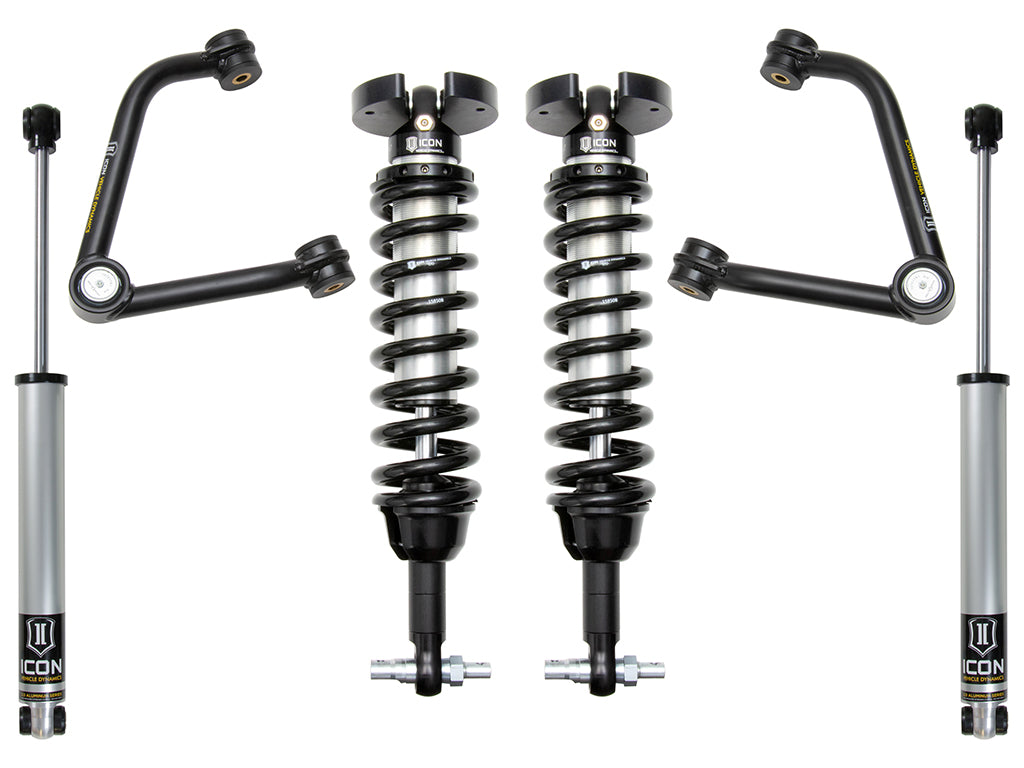 ICON 2019-2023 GM 1500, 1.5-3.5" Lift, Stage 2 Suspension System, Tubular UCA k73062t