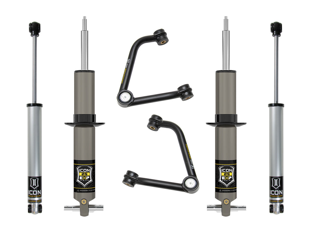 ICON 19-23 GM 1500, 2.375-3.75" Lift, Stage 2 EXP Suspension System, Tubular k73072t