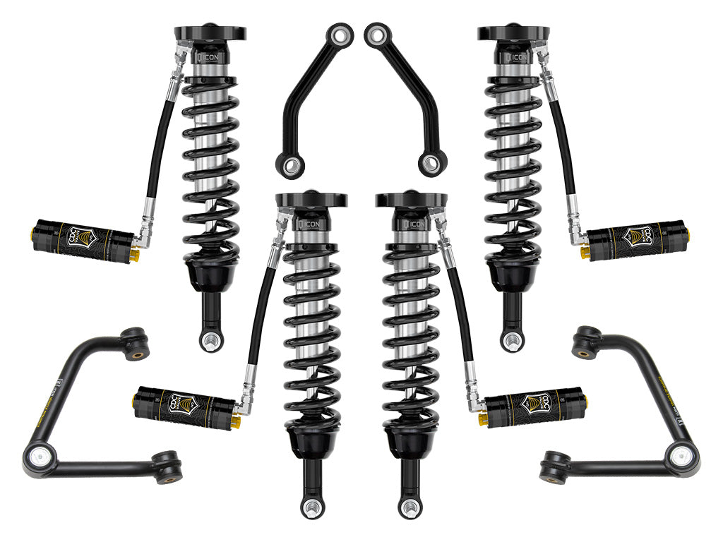 ICON 2021-2023 Chevrolet Tahoe & Suburban/2021-2023 GMC Yukon & Yukon XL, 2.5-3.25" Lift, Stage 4 Suspension System, Tubular UCA k73104t