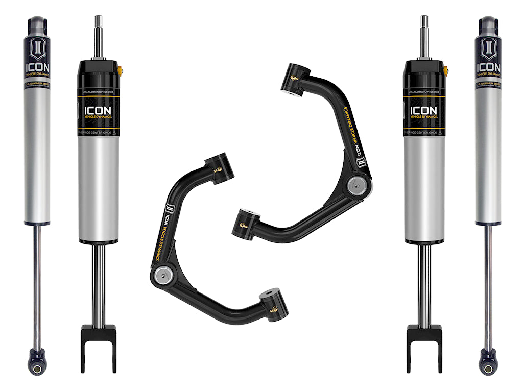 ICON 20-UP GM 2500HD/3500 0-2" STAGE 1 SUSPENSION SYSTEM (TUBULAR) k78351t