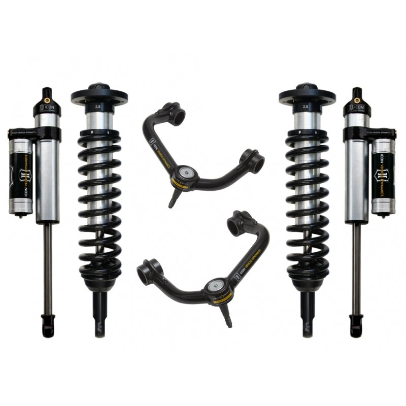 ICON 09-13 FORD F150 4WD 0-2.63" STAGE 3 SUSPENSION SYSTEM W TUBULAR UCA k93003t