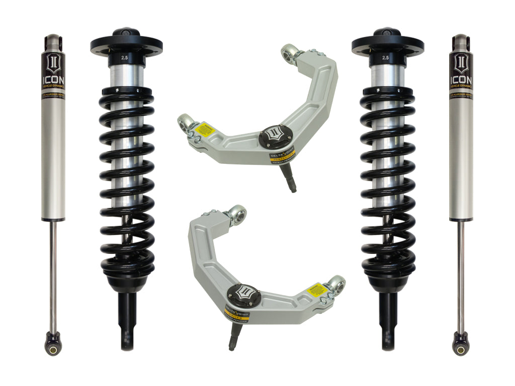 ICON 09-13 FORD F150 2WD 0-2.63" STAGE 2 SUSPENSION SYSTEM W BILLET UCA k93011