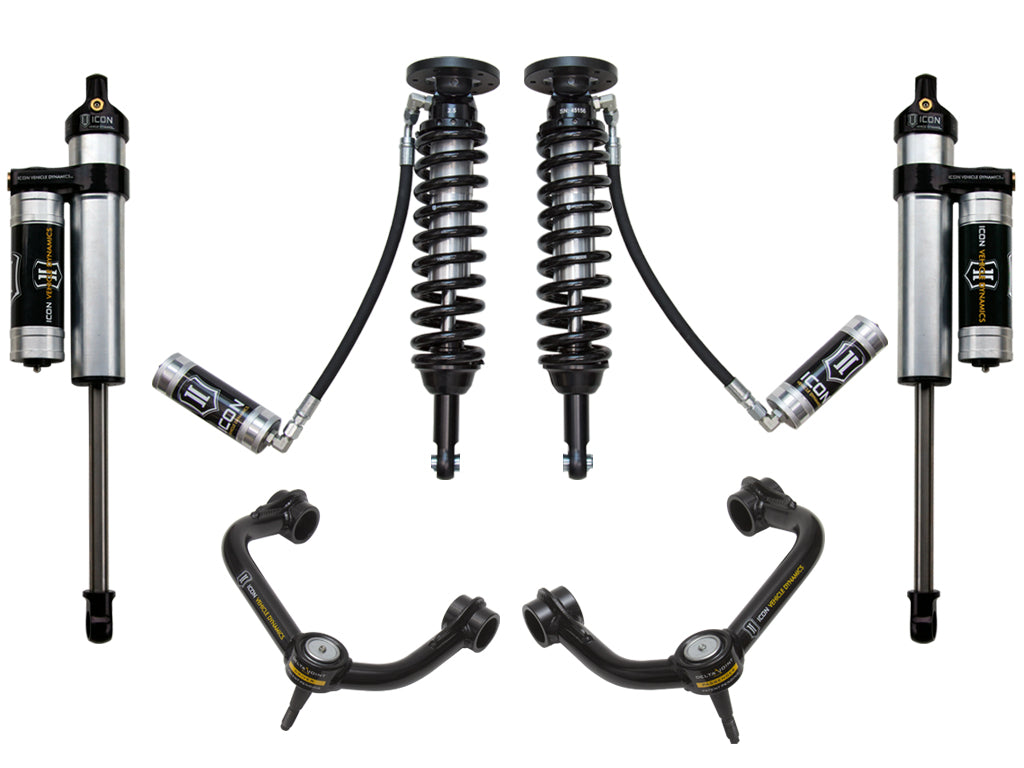 ICON 09-13 FORD F150 2WD 1.75-2.63" STAGE 3 SUSPENSION SYSTEM W TUBULAR UCA k93012t