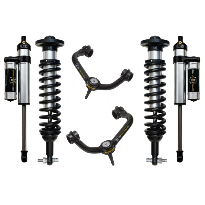 ICON 2014 FORD F150 4WD 0-2.63" STAGE 3 SUSPENSION SYSTEM W TUBULAR UCA k93063t