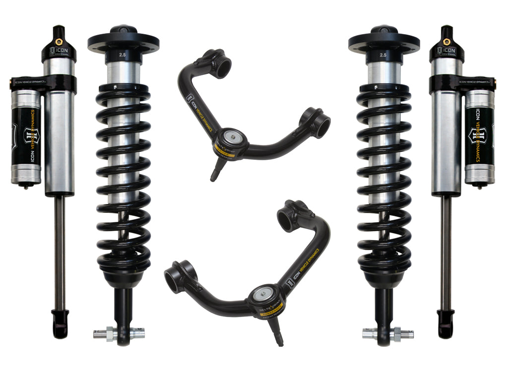 ICON 2014 FORD F150 4WD 0-2.63" STAGE 3 SUSPENSION SYSTEM W TUBULAR UCA k93063t