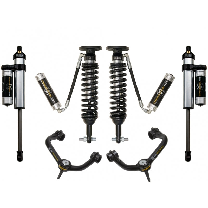 ICON 2014 FORD F150 4WD 1.75-2.63" STAGE 4 SUSPENSION SYSTEM W TUBULAR UCA k93064t