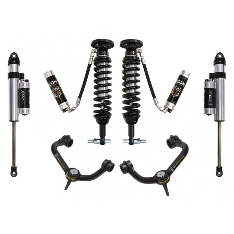 ICON 2014 FORD F150 4WD 1.75-2.63" STAGE 5 SUSPENSION SYSTEM W TUBULAR UCA k93065t