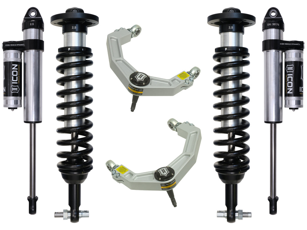 ICON 2015-2020 FORD F150 4WD 0-2.63" STAGE 3 SUSPENSION SYSTEM W BILLET UCA k93083