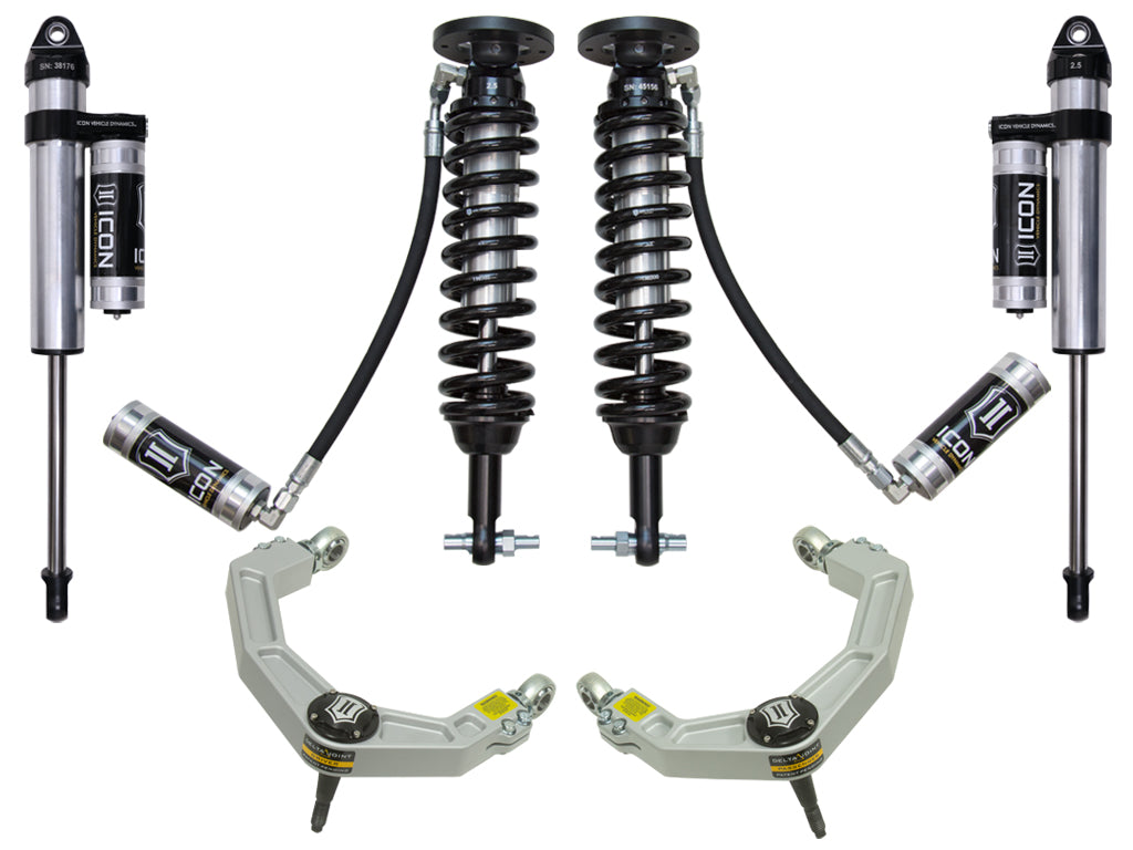 ICON 2015-2020 FORD F150 4WD 2-2.63" STAGE 4 SUSPENSION SYSTEM W BILLET UCA k93084