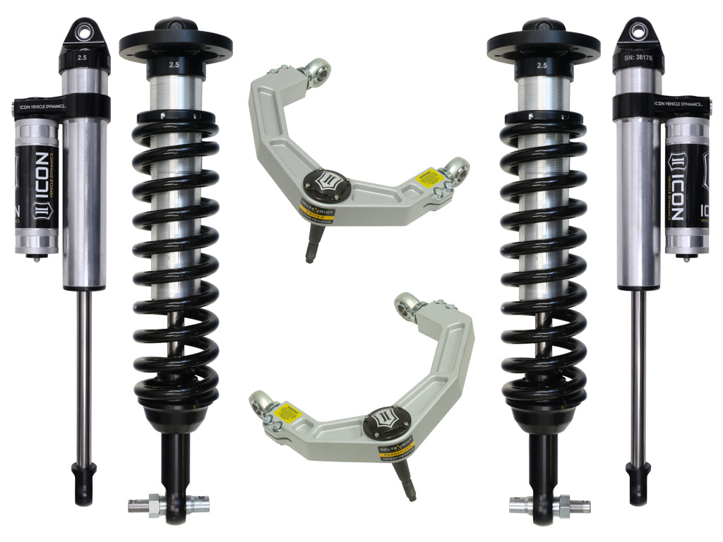 ICON 2015-2020 FORD F150 2WD 0-3" STAGE 3 SUSPENSION SYSTEM W BILLET UCA k93093