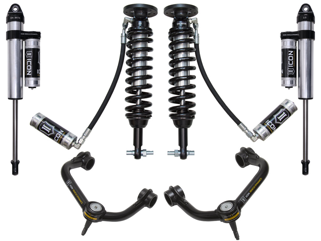 ICON 2015-2020 FORD F150 2WD 1.75-3" STAGE 4 SUSPENSION SYSTEM W TUBULAR UCA k93094t