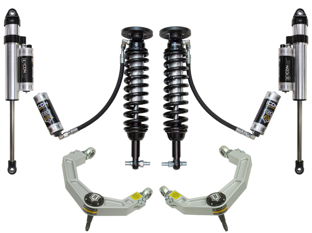 ICON 2015-2020 FORD F150 2WD 1.75-3" STAGE 5 SUSPENSION SYSTEM W BILLET UCA k93095