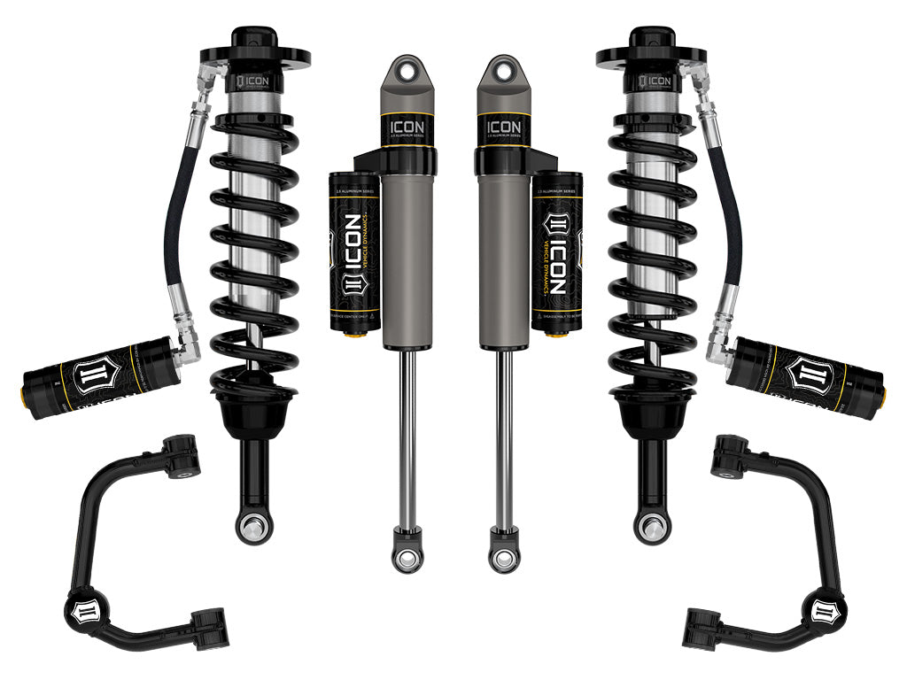 ICON 2021-2024 Ford F-150 Tremor, 2.5-3" Lift, Stage 3 Suspension System, Tubular k93163t