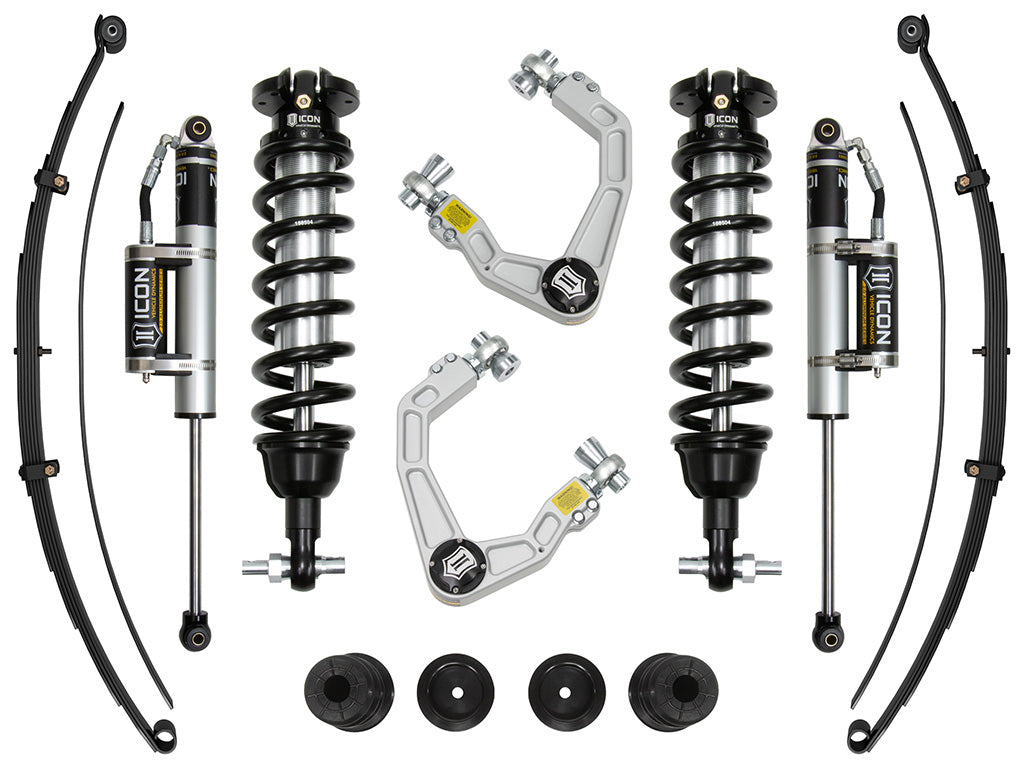 ICON 19-21 Ford Ranger, 0-3.5" Lift, Stage 6 Susp System, Billet UCA Al Knuckle k93206a