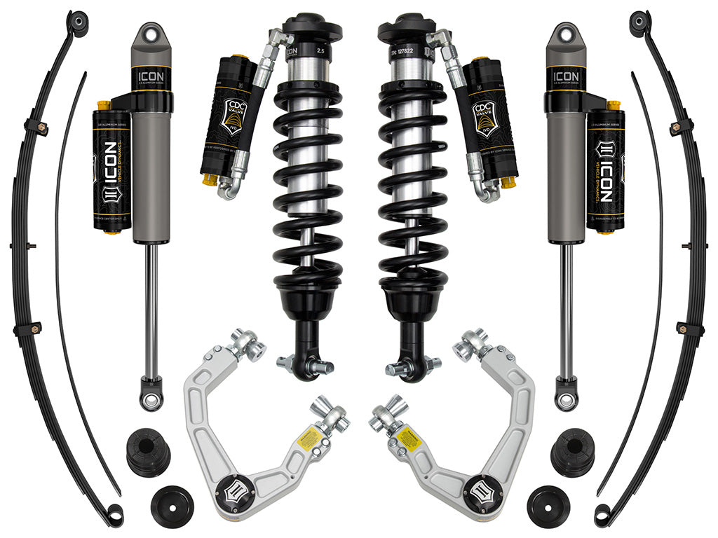 ICON 19-21 Ford Ranger, 0-3.5" Lift, Stage 8 Susp System, Billet UCA Al Knuckle k93208a