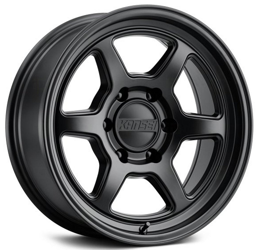 17x8.5 Kansei Off-Road Roku Matte Black 6x5.5/139.7 0mm - Flex Offroad